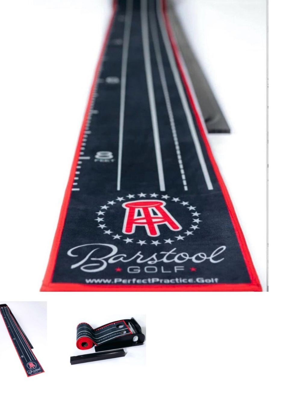 Perfect Practice Putting Mat - Barstool Golf Edition